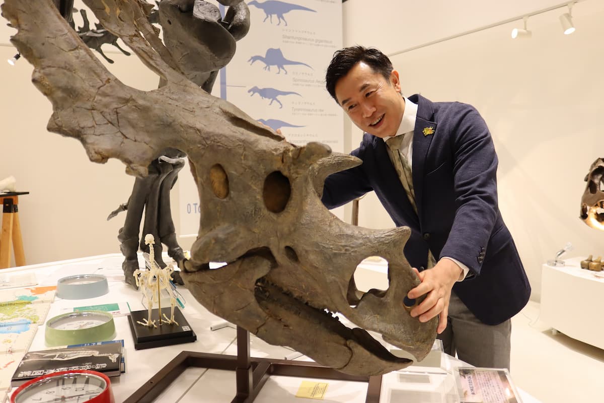 江口先生による恐竜学校の特別授業